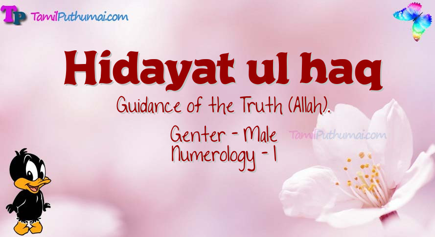 Hidayat ul haq-babyname-meaning